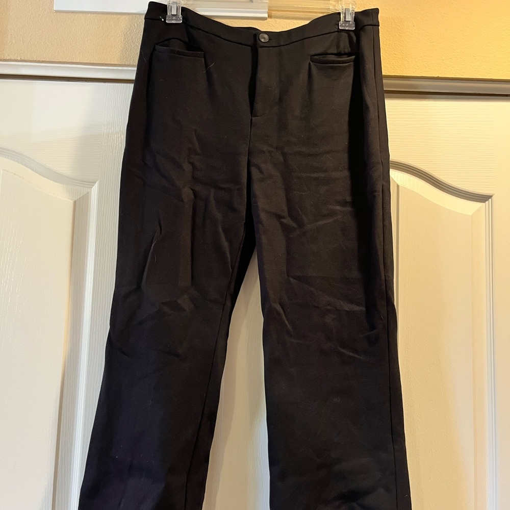 Cold water creek black pants size 16